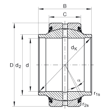 P(ji)S GE60-HO-2RS,  DIN ISO 12 240-1 ˜, Soɂȴܷ