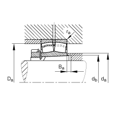{ĝLS 22220-E1-K + H320, (j) DIN 635-2 ˜ʵҪߴ, F׺;o